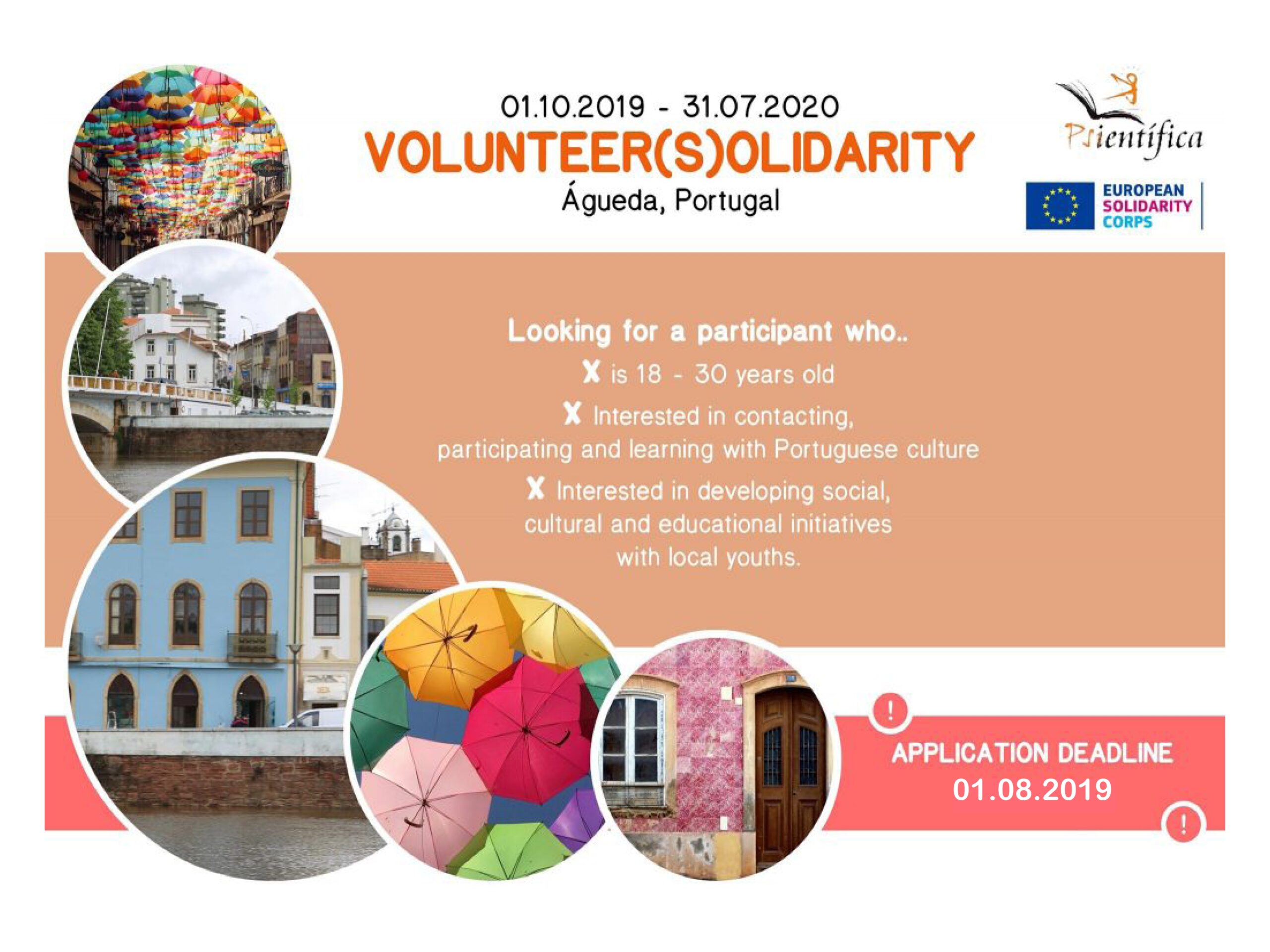 Read more about the article Call for Volunteers for long term ESC in Portugal!