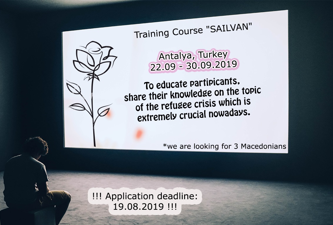 Read more about the article Call for participants for Training Course in Turkey!