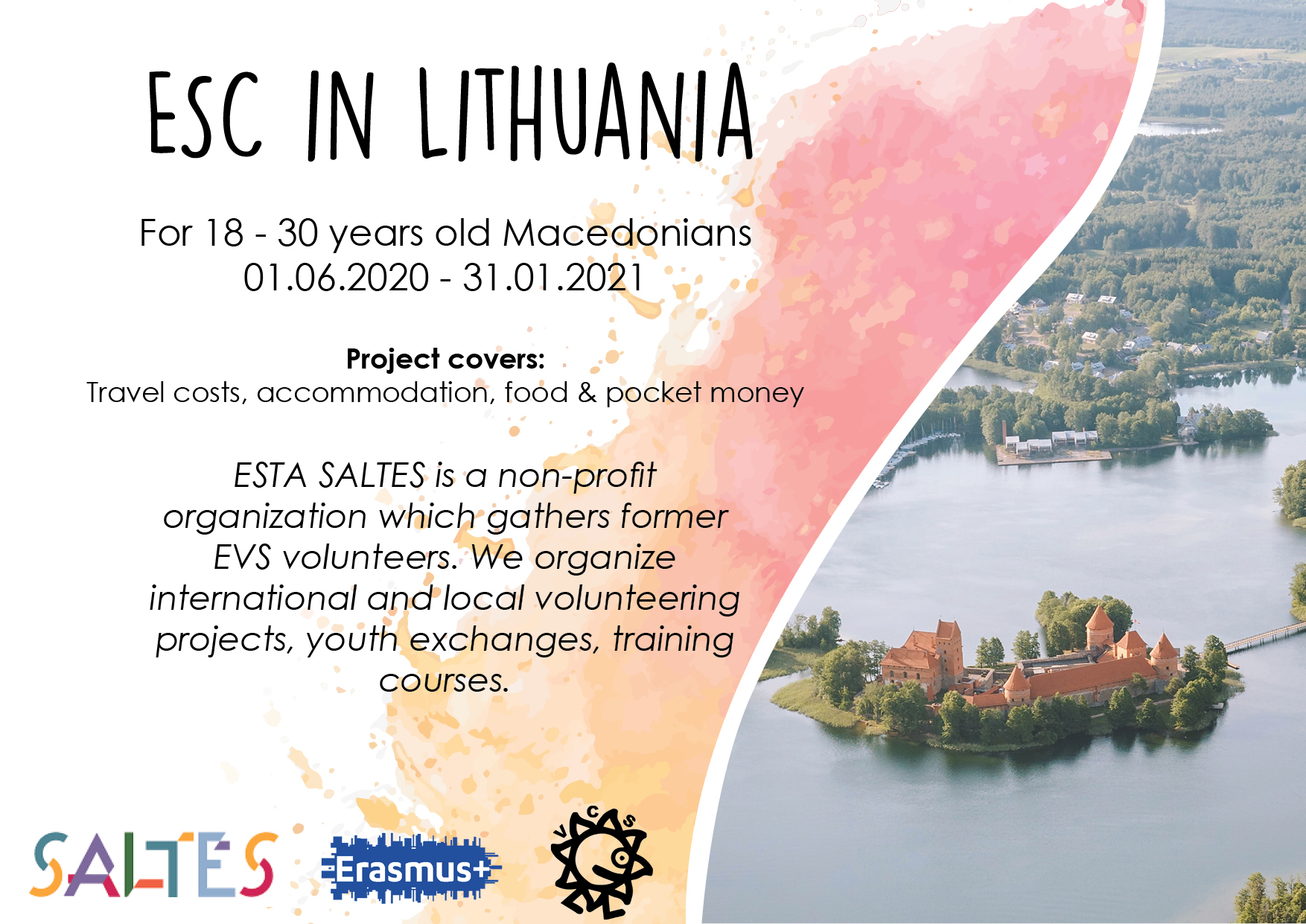 Read more about the article Call for volunteers for ESC in Lithuania