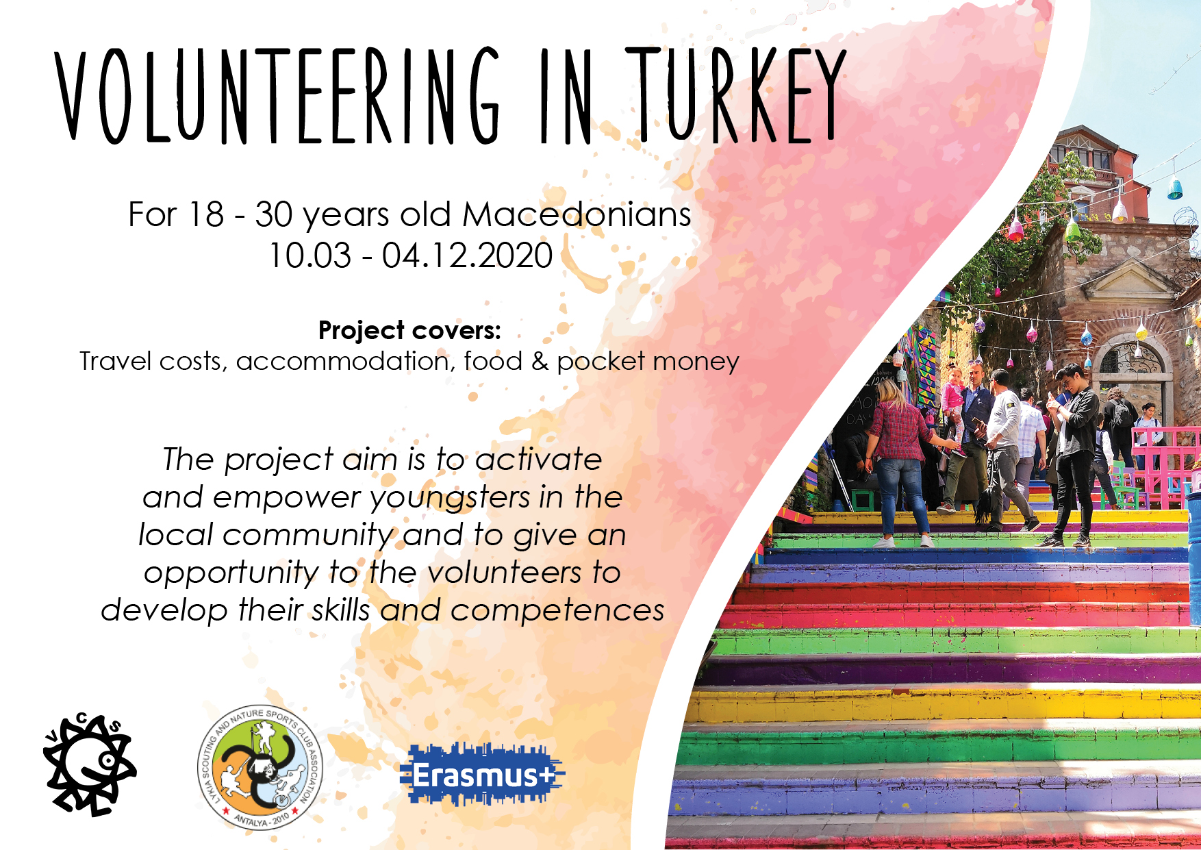 You are currently viewing Call for volunteer for long-term ESC-project “SPORT FOR SOCIAL SUPPORT 3” in Turkey