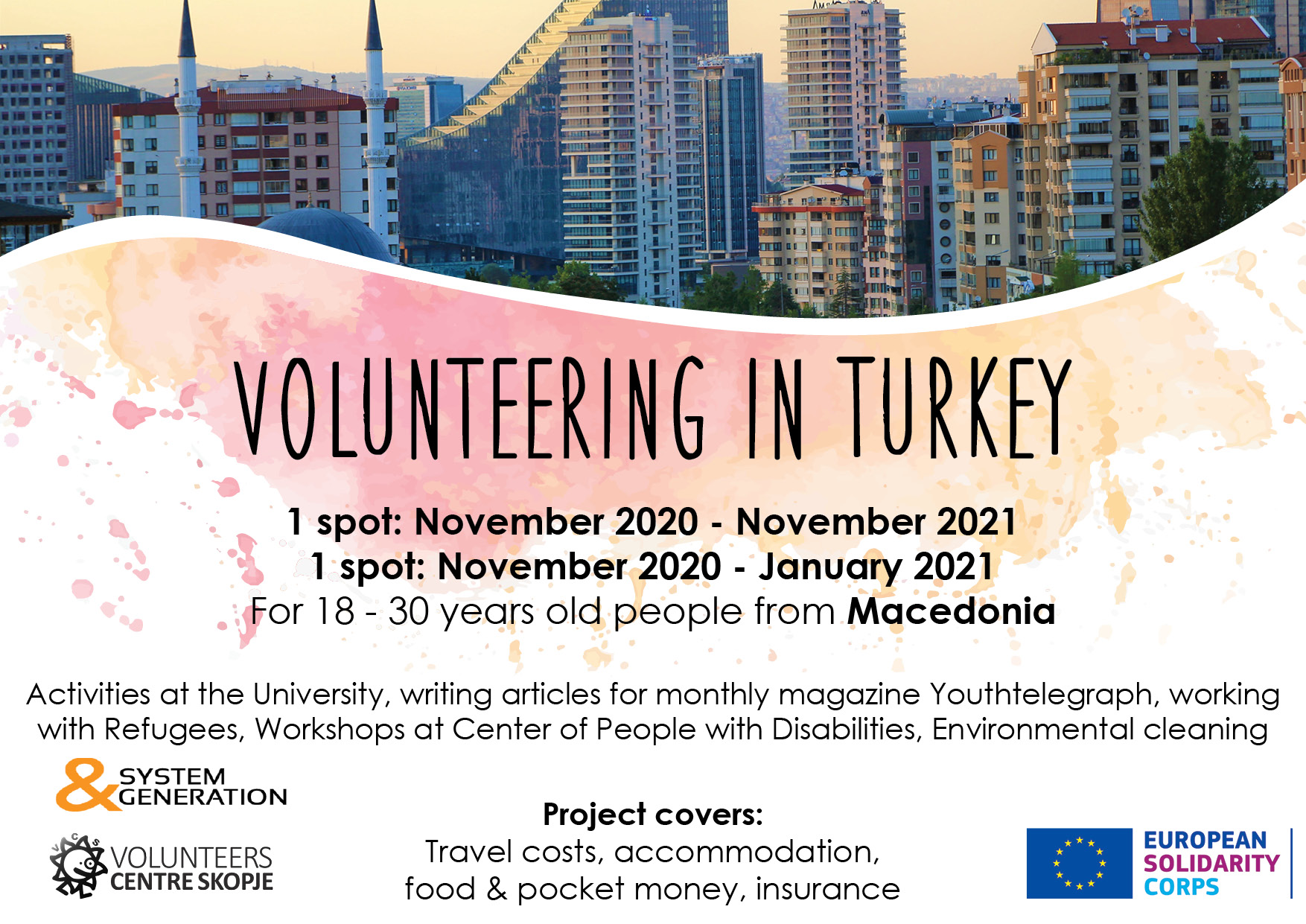 You are currently viewing Call for Volunteers in Turkey!