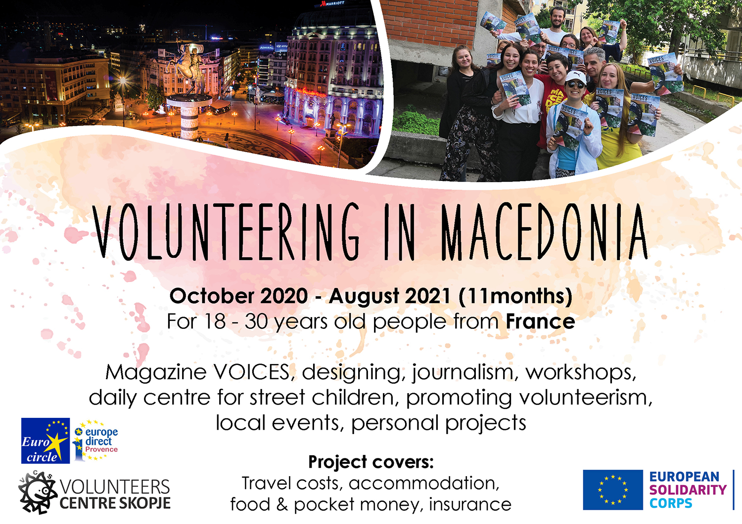 You are currently viewing Call for volunteer from France to Macedonia!