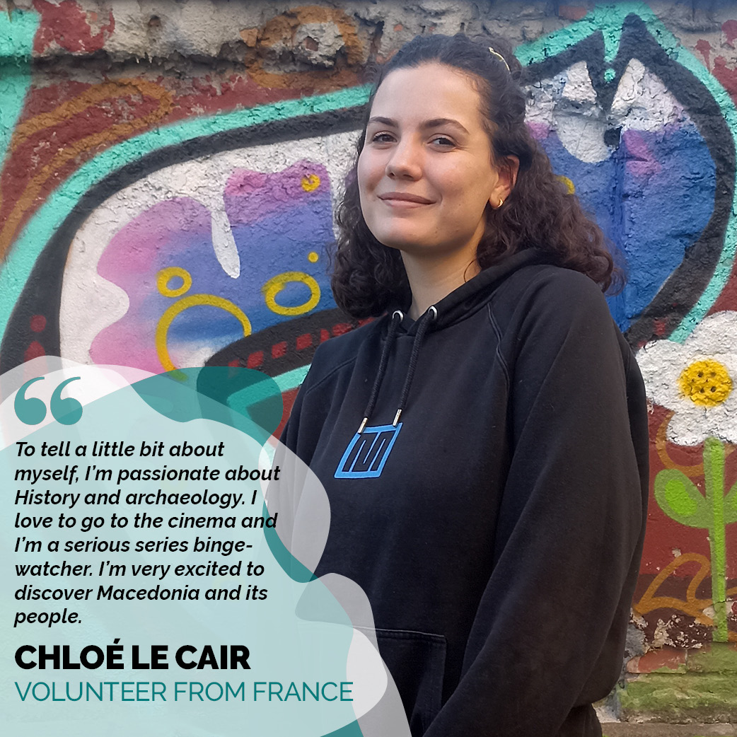 Read more about the article New volunteer from France: Welcome, Chloe!
