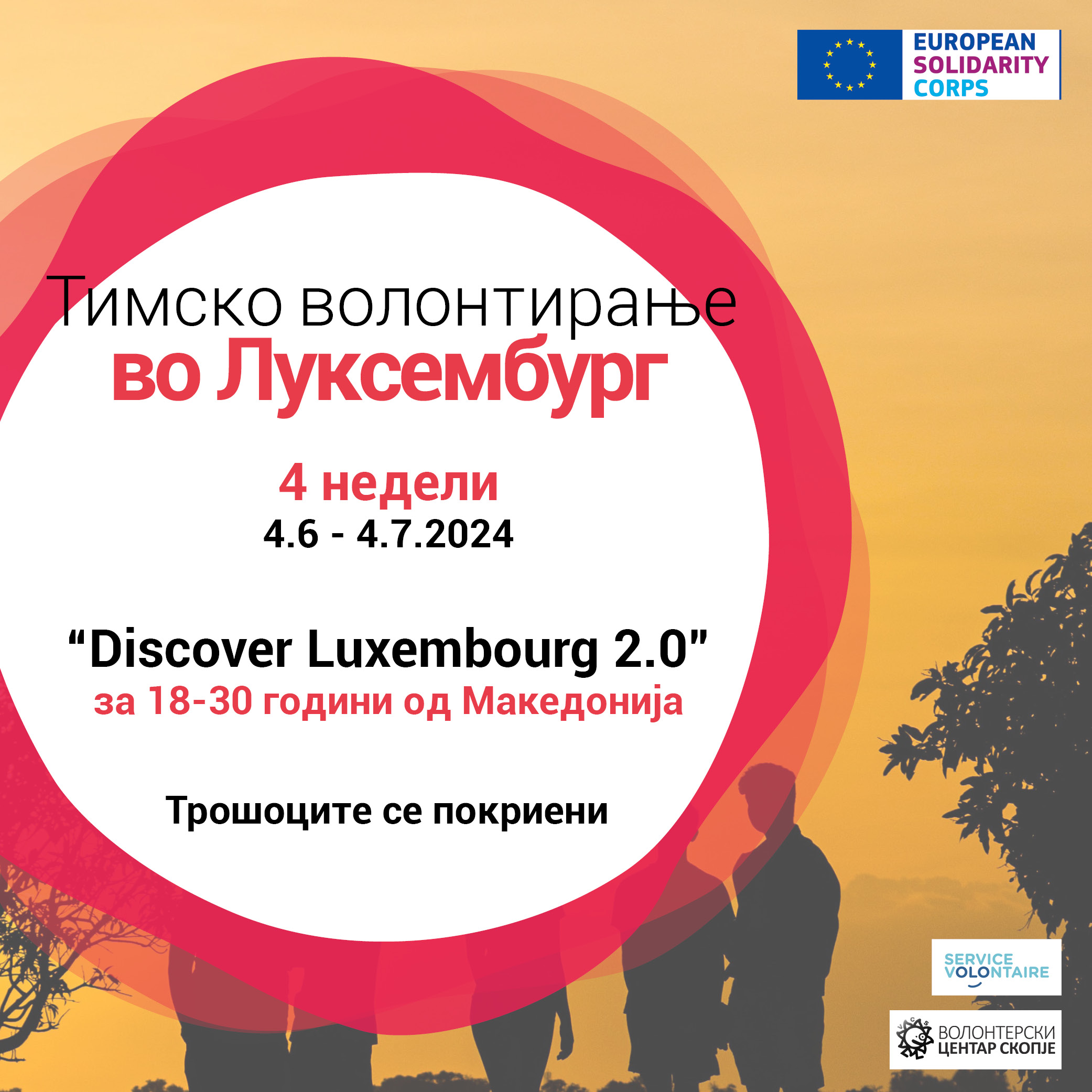 Read more about the article Повик за волонтери во Луксембург!